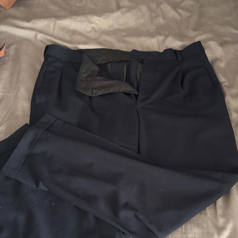 Stafford Men's Navy Dress Pants